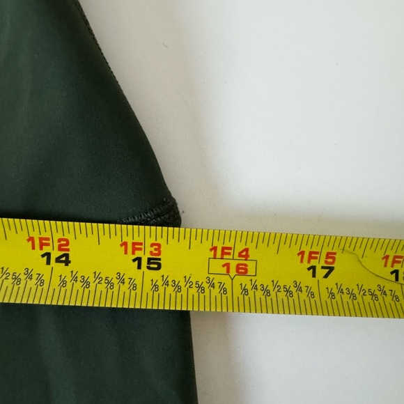 Alo Yoga High Waist Ripped Warrior Leggings Size Medium Hunter Green - Picture 12 of 14